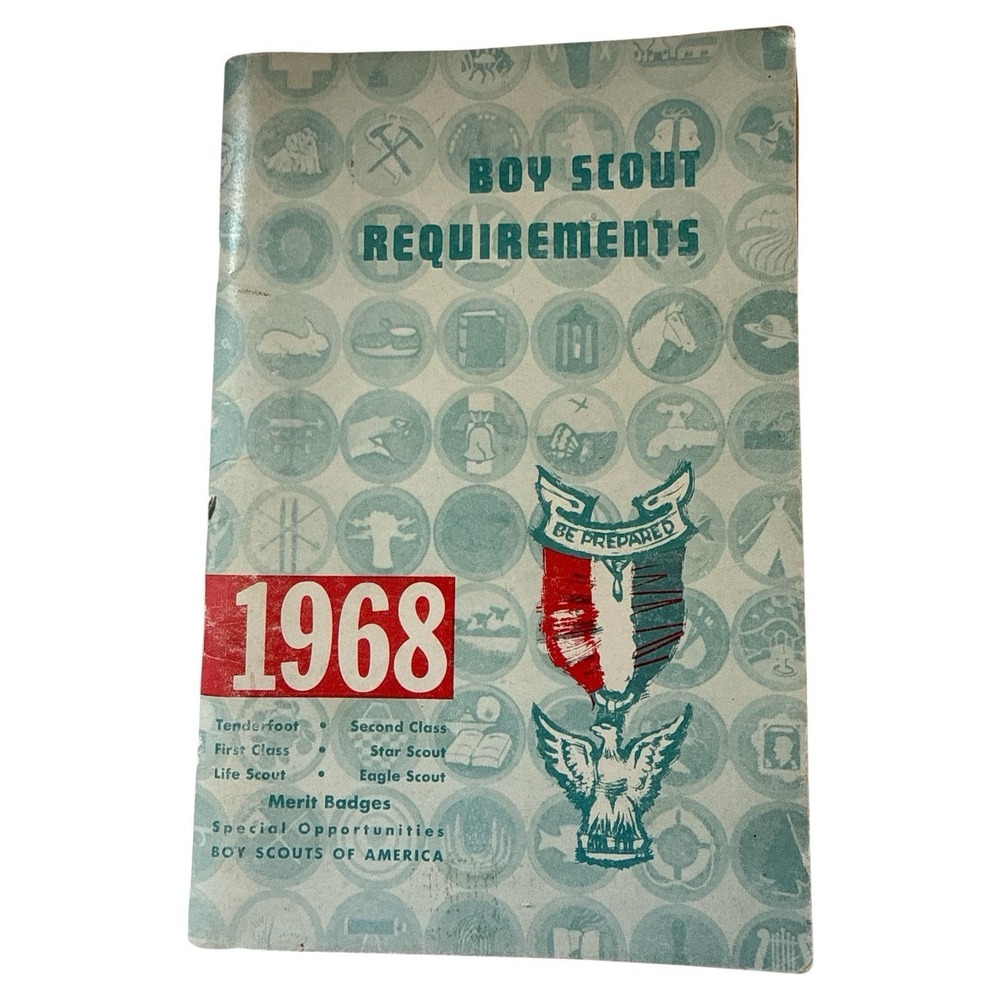Boy Scout‎ Requirements Vintage 1968 Rank Tenderfoot to Eagle Merit Badges BSA